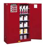EX Combustibles Saefty Cabinet for Paint and Ink, 60 Gallon, 2 Manual Close Doors, Red redirect to product page