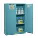 EX Corrosives/Acid Steel Saefty Cabinet, 45 Gallon, 2 Self Close Doors, Blue