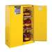 EX Flammable Saefty Cabinet, 60 Gallon, 2 Self Close Doors, Yellow