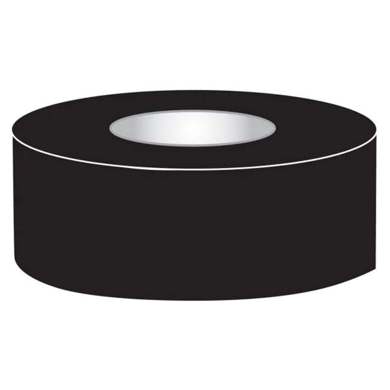 Floor Marking Tape, Durable, 34mil, Black, Fade-Resistant, 2" x 100 ft