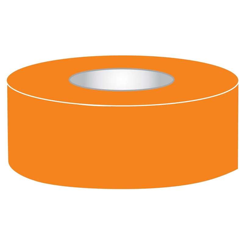 Floor Marking Tape, Durable, 34mil, Orange, Fade-Resistant, 2" x 100 ft