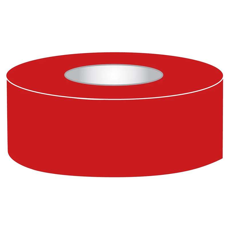 Floor Marking Tape, Durable, 34mil, Red, Fade-Resistant, 2" x 100 ft