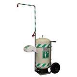 Self-Contained Safety Shower, Portable, Mobile, w/Eye/Face Wash, 30 gal redirect to product page