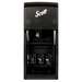 Double Roll Bathroom Dispenser Black