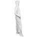 KleenGuard A40 Liquid & Particle Protection  Coveralls, Hooded & Booted, Zip Front, Elastic Wrists & Ankles, White, Medium, 25 per Case