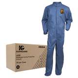 KleenGuard A20 Breathable Particle Protection Coverall, with Zipper, Elastics, Blue XL, 24 per Case redirect to product page