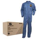 KleenGuard A20 Breathable Particle Protection Coverall, with Zipper, Elastics, Blue 3XL, 20 per Case redirect to product page
