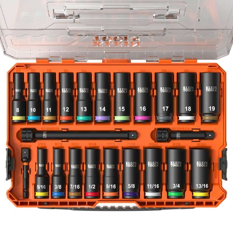 KNECT™ Deep-Well 3/8-Inch Drive Socket Set, SAE and Metric, 23-Piece