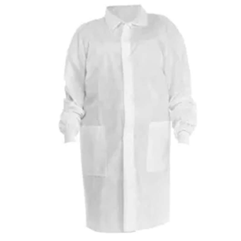 Kimtech A8 Certified Precaution Lab Coats with Knit Cuffs Plus Extra Protection, Small, 25 Pack per