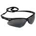 KleenGuard V30 Nemesis Safety Glasses, Smoke Mirror, Polycarbonate Lens, Black Frame, 12 Pairs per Box