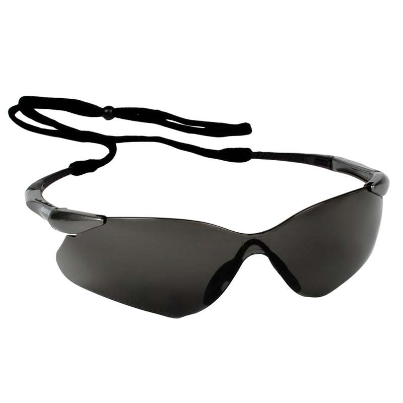 KleenGuard V30 Nemesis VL Safety Glasses, Smoke Lenses with Gun Metal Temples, 12 per Case