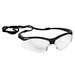 KleenGuard V30 Nemesis  Small Safety Glasses, Clear Lenses with Black Frame, 12 per Case