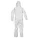 KleenGuard A45 Liquid & Particle Surface Prep and Paint Coveralls  White  Microporous film laminate  Medium  25/case