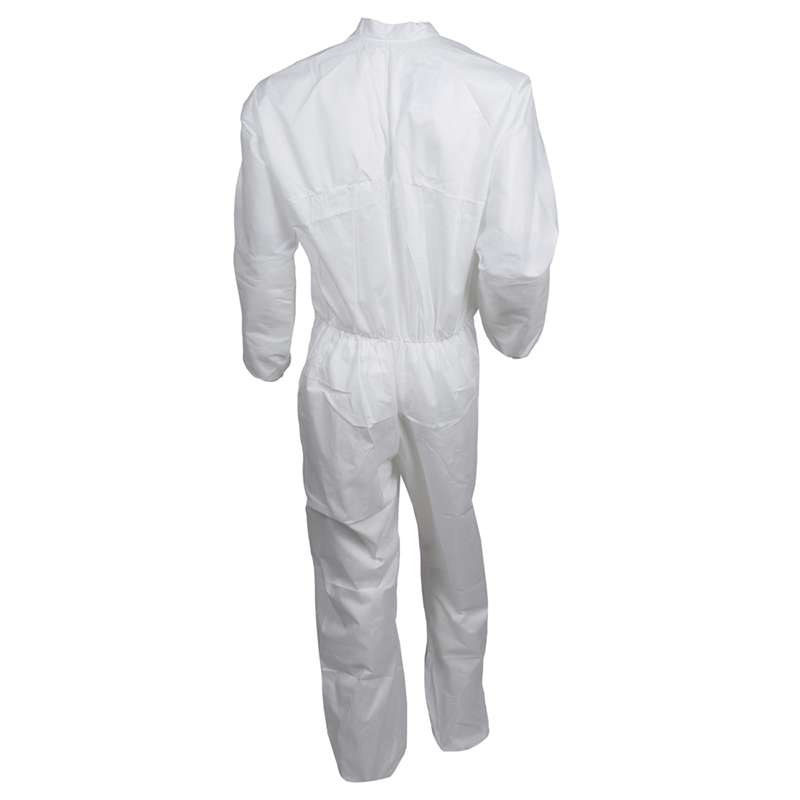 KleenGuard 46103 - A30 White Breathable Coverall, Large