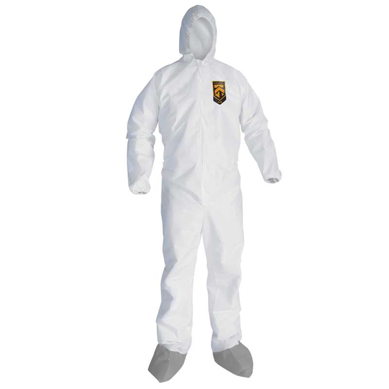 KleenGuard A45 Liquid & Particle Protection Surface Prep & Paint Coverall, Medium, 25 per Case