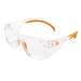 KleenGuard Maverick Safety Glasses with Clear Anti-fog Lenses and Clear Frame with Orange Tips, 144/Case