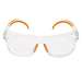 KleenGuard Maverick Safety Glasses with Clear Anti-fog Lenses and Clear Frame with Orange Tips, 144/Case