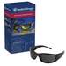 KleenGuard Elite Safety Sunglasses with Smoke Anti-Fog Lenses and Black Frame, 144/Case