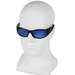 KleenGuard Elite Safety Sunglasses, Blue Mirror Lenses and Black Frame, 12 Pairs per Case
