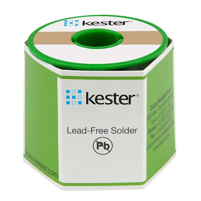 Solder Wire WS 331 .025"DIA x 0.6mm DIA, SAC305, Sn96.5Ag3Cu0.5, 1lb Spool