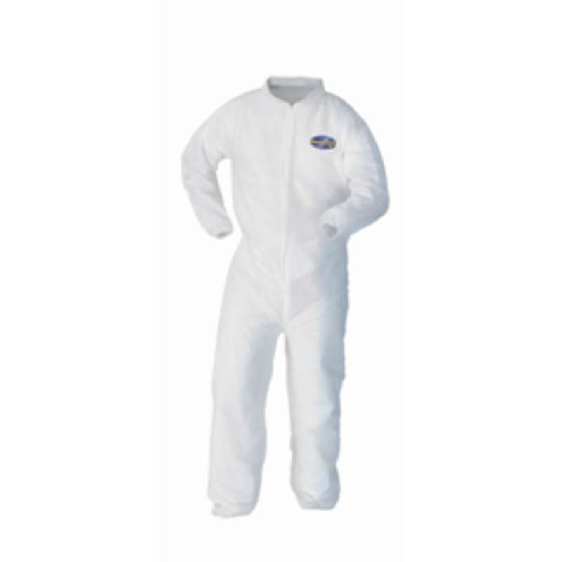 KleenGuard A10 Light Duty Coveralls, Large, 25 per Case