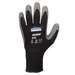KleenGuard G40 Latex Coated General Purpose Gloves, Gray and Black, Size 7(S), 6PR/BG, 10BG/CA - for Vending