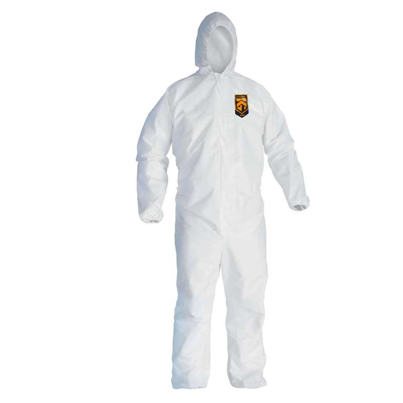 KleenGuard A40 White Liquid & Particle Protection Coveralls 2XL, 25 per Case - Vending Machine Packaged