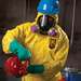 KleenGuard A70 Chemical Spray Protection Coverall, with Zipper, Elastics, Hood, Boots, Yellow, 5X-Large, 12 per Case