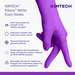 Nitrile Exam Gloves, 5.9 Mil, Ambidextrous, 9.5", Medium, Dark Magenta, 100 Nitrile Gloves Per Box