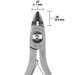 Tronex® 5312 Oval Head Flush Wire Cutter With Standard Handle, 0.004 - 0.049 in
