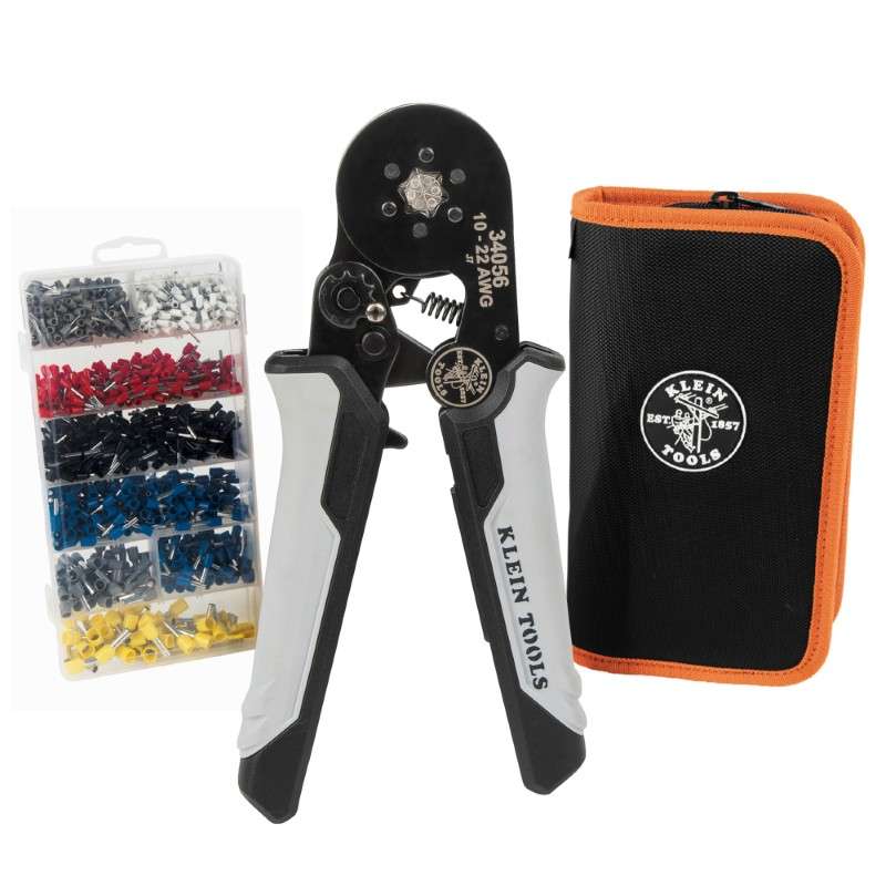 Ratcheting Ferrule Hex Crimper Set