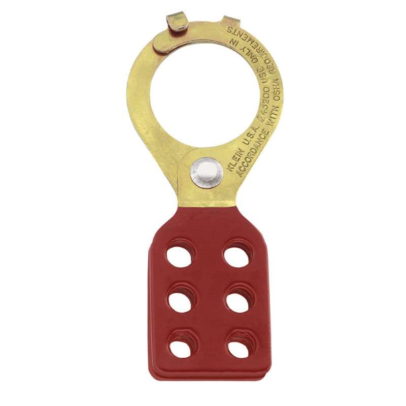 Safety Lockout Hasp of Tempered Steel, 1" I.D.