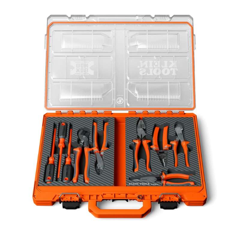 MODbox™ Insulated Tool Kit, 9-Piece, Electrician Tools, 1000V Safety Rating