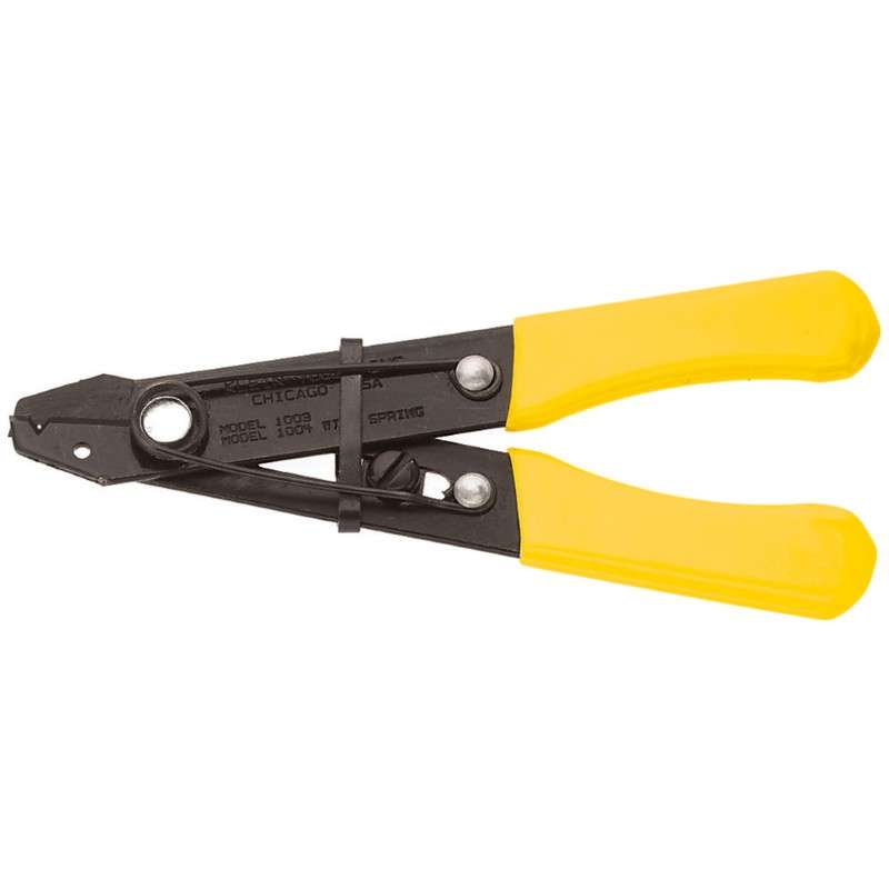 Adjustable Wire Stripper/Cutter w/Spring for 12-26AWG Solid and Stranded Wire