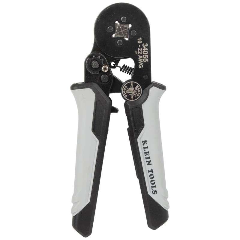 Ratcheting Ferrule Square Crimper, 10 to 22 AWG Wire