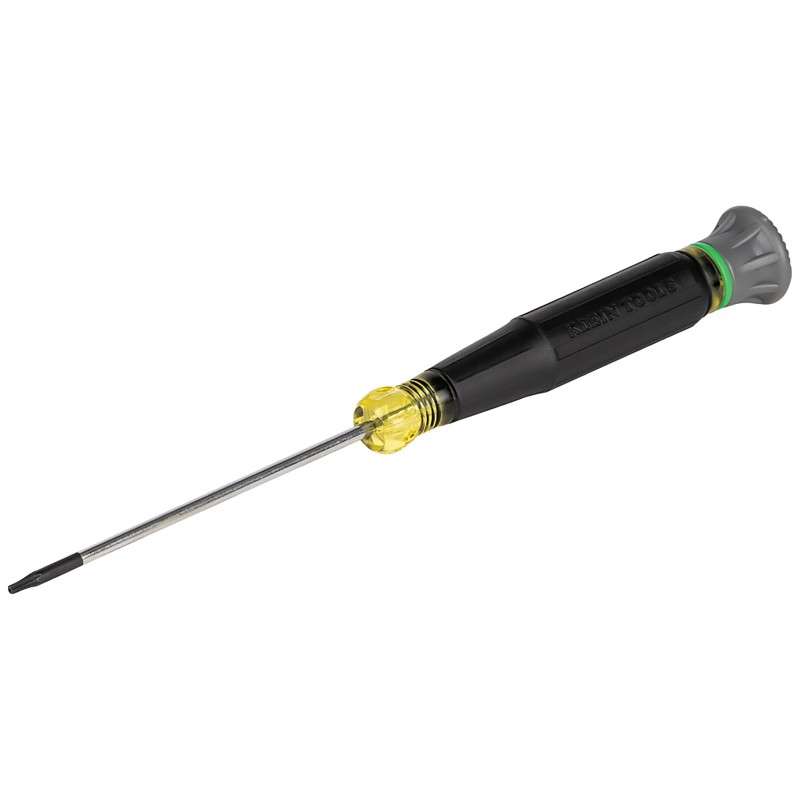 Precision Screwdriver, Cushion-Grip, 6.5" OAL, T6H Tip, 3'' Tamperproof Torx Shank