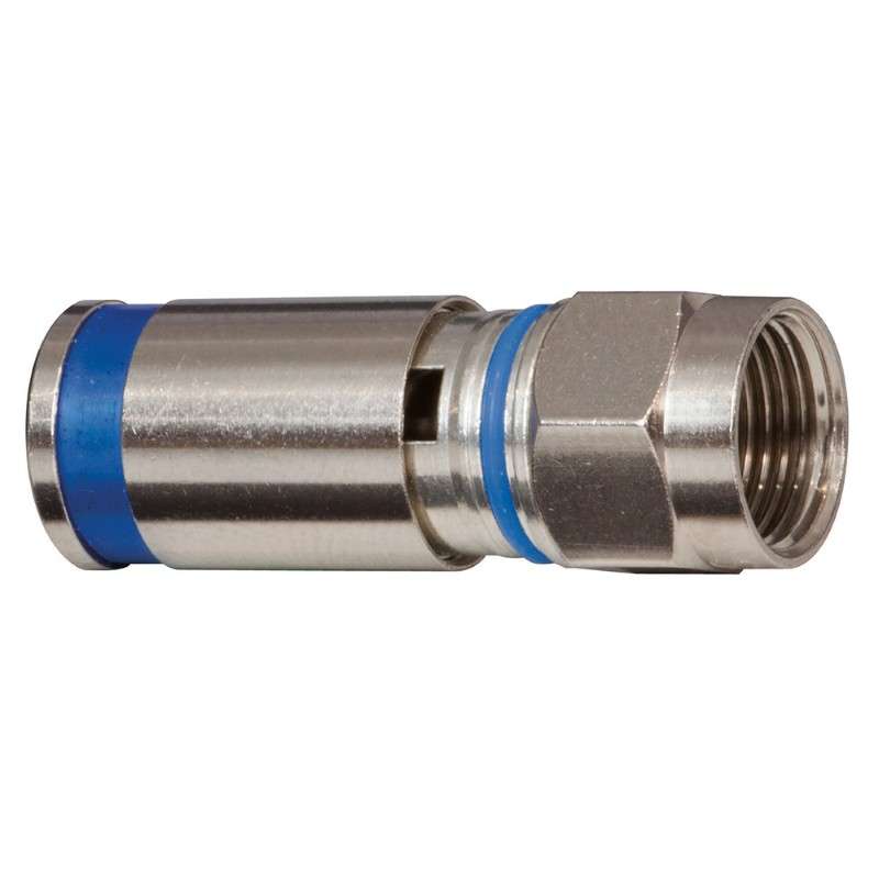Weatherproof F-Compression Connectors RG6 10-Pack