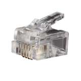 Modular Telephone Plugs RJ11 6P4C, 25-Pack redirect to product page