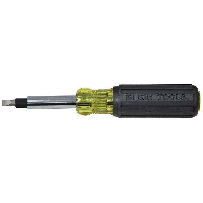 Multi-Purpose Heavy Duty 10-in-1 Screwdriver / Nut Driver Tool with Cushion Grip, 8" Long