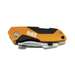 Auto-Loading Retractable Folding Utility Knife with 3 Blades, 6-5/8" Long