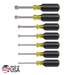 Nut Driver Set, 3-Inch Shafts, Cushion-Grip, 7-Piece