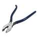 Ironworker's Work Pliers with Hook Bend Handle and Square Nose, 9-1/4" Long