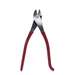 High-Leverage Diagonal Cutting Pliers with Hook Bend Handle and Angled Head, 9-3/16" Long