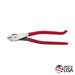 High-Leverage Diagonal Cutting Pliers with Hook Bend Handle and Angled Head, 9-3/16" Long