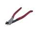 High-Leverage Diagonal Cutting Pliers with Hook Bend Handle and Angled Head, 9-3/16" Long