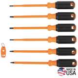 Insulated Screwdriver Set Plus Magnetizer, 7-Piece redirect to product page