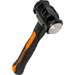 Dual-Faced Hammer, 3 lb Alloy Steel Head, Fiberglass Handle