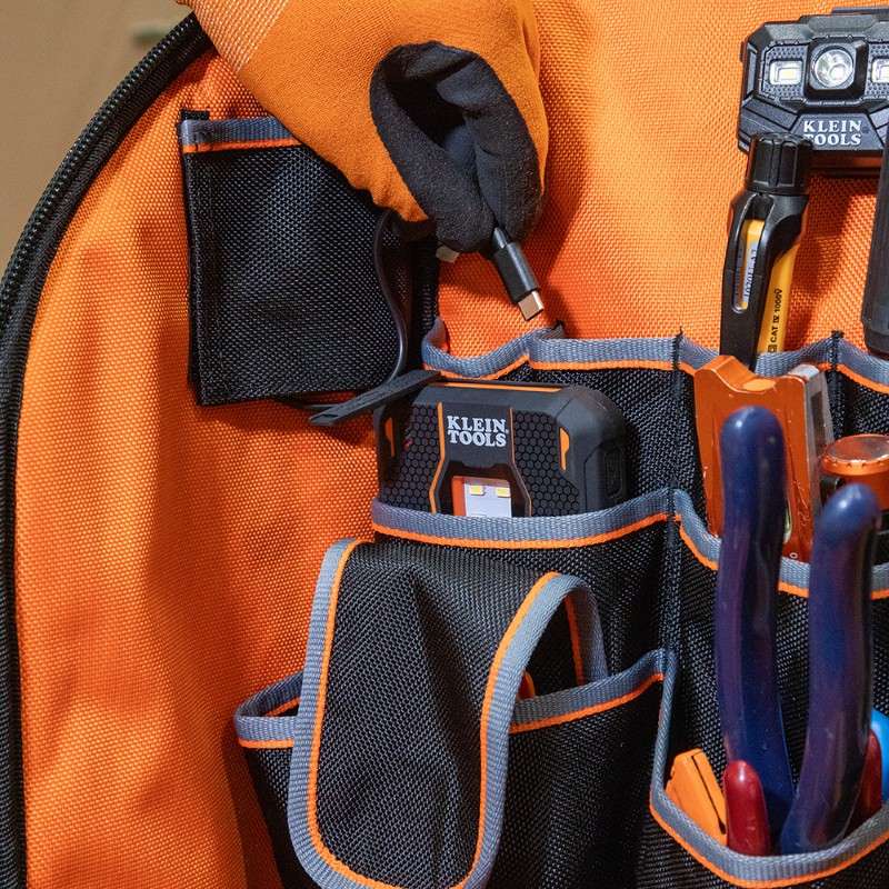 Tool Station Backpack, 27 Pockets, Double Handle, Tradesman Pro Series
