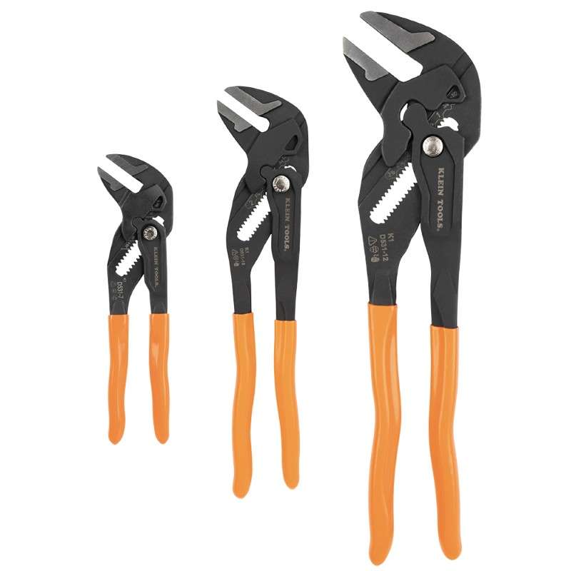 Compact Plier Wrench Set, 3-Piece