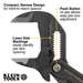 Compact Plier Wrench, 12-Inch